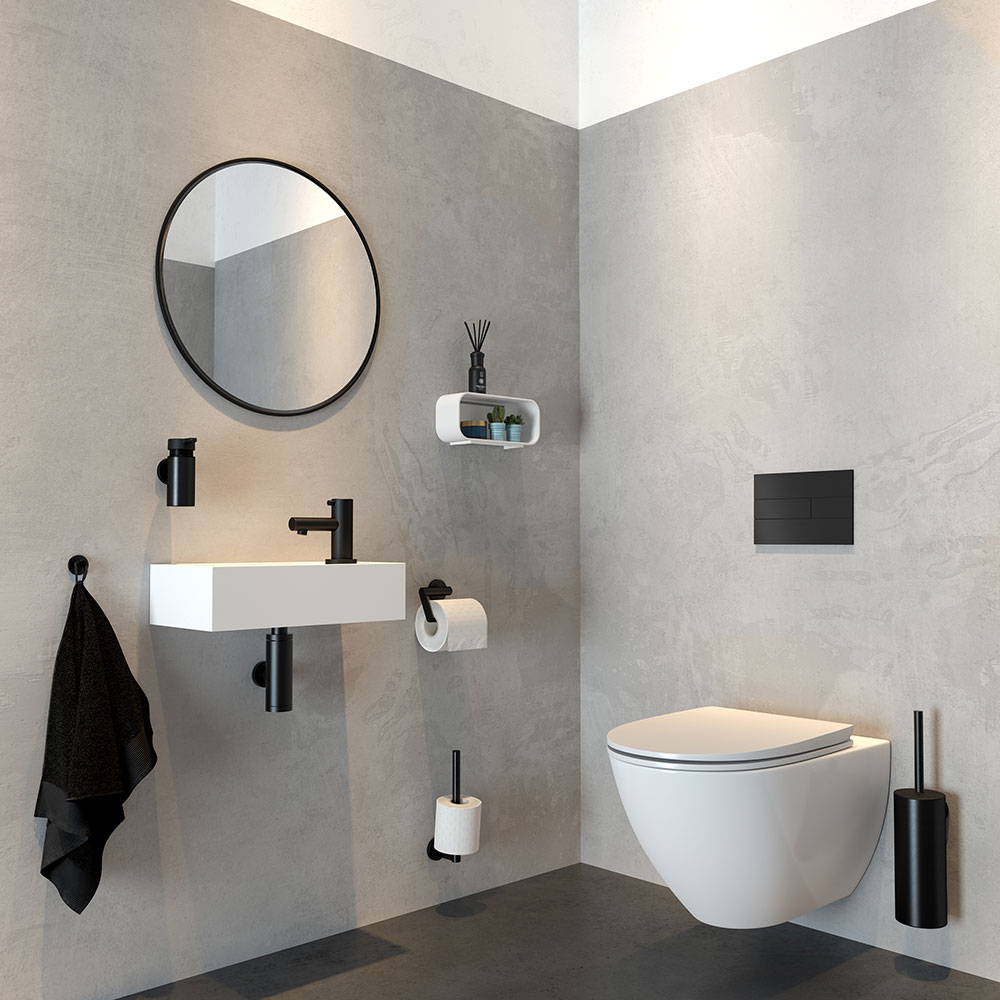 Tiger 2-Store Επιτοίχιο Ράφι 25 cm White 1500010146