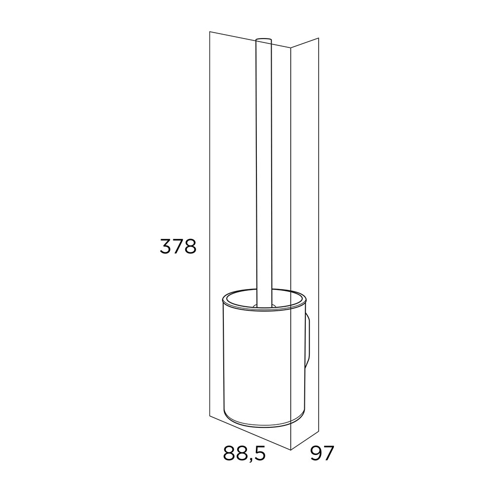 Tiger Ace Πιγκάλ Brushed stainless steel 800597