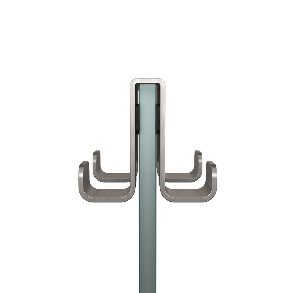 Tiger Caddy Άγκιστρο Τετραπλό 6-8 mm Brushed stainless steel 800295