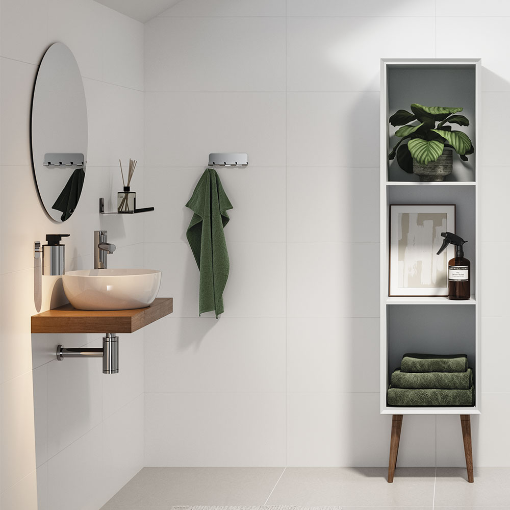 Tiger Colar Δοχείο Κρεμοσάπουνου Επιτοίχιο 180 ml Polished stainless steel 1313430346