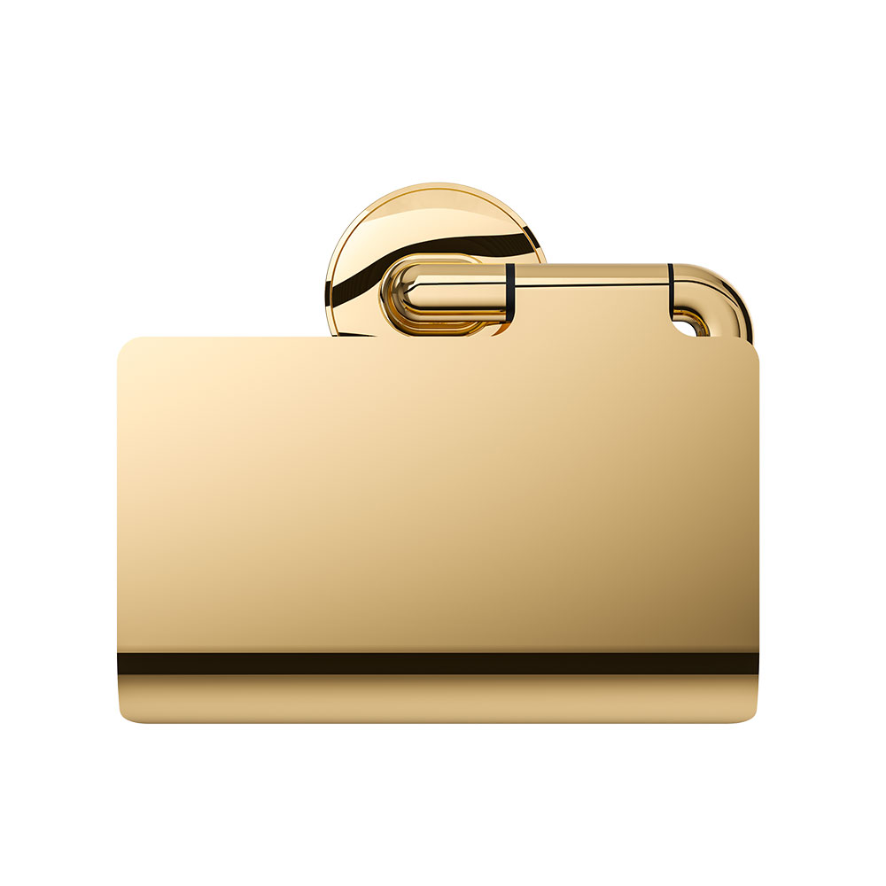 Tiger Cooper Χαρτοθήκη Με Κάλυμμα Polished Gold 800553