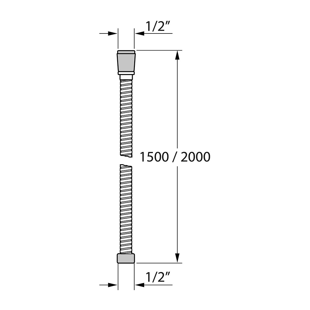 Tiger Excellence Σπιράλ Ντους 150 cm Chrome 553240344