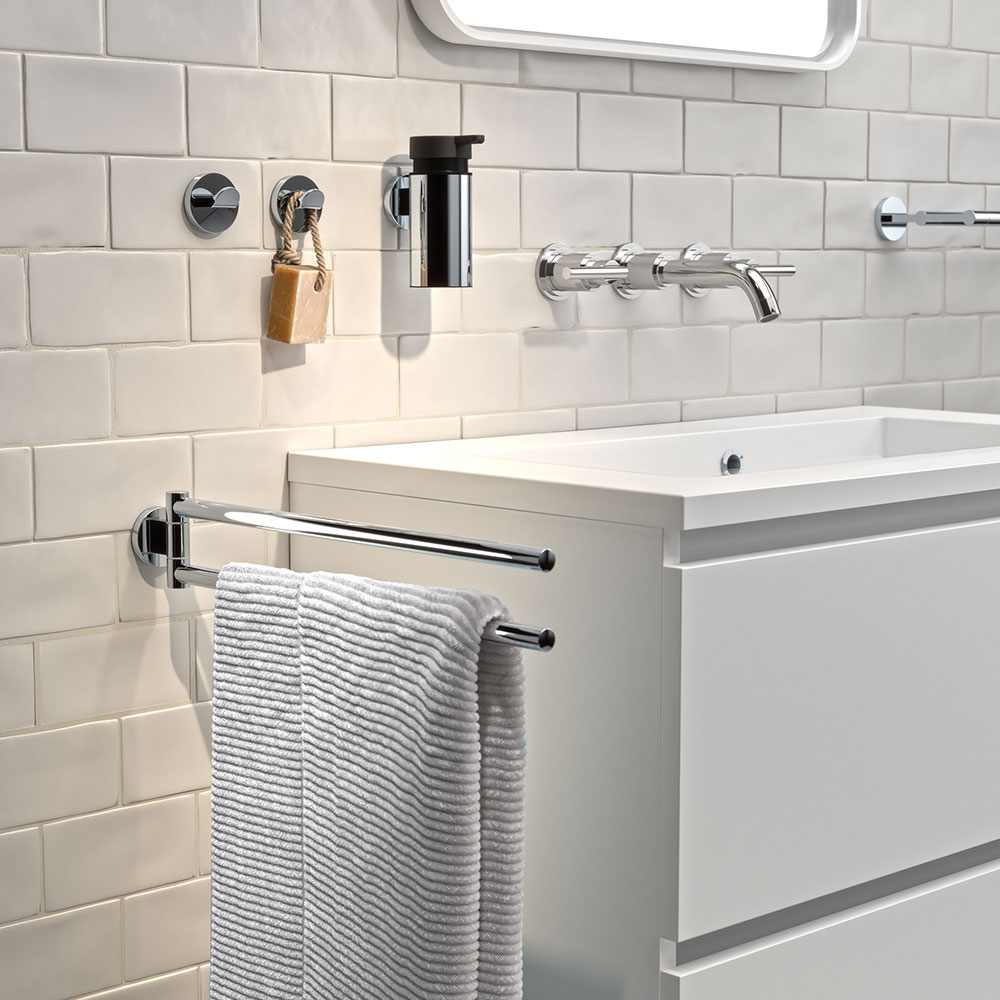 Tiger Noon Κρεμάστρα με Δύο Βραχίονες Chrome 1321230346