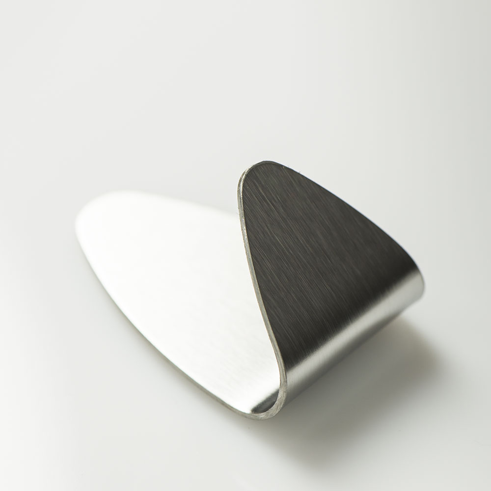 Tiger Oval Σετ των 2 Άγκιστρο Brushed stainless steel 164530941
