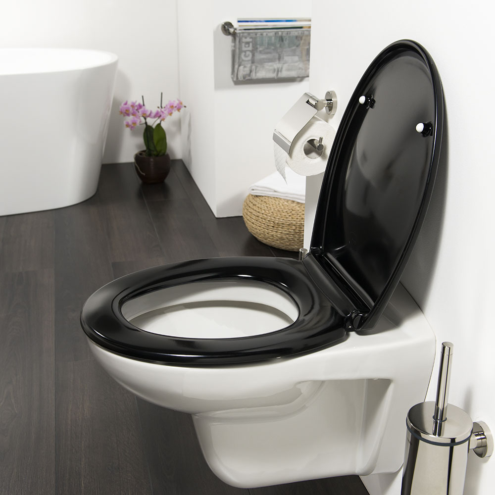 Tiger Ventura Καπάκι Λεκάνης Duroplast Black 251490746