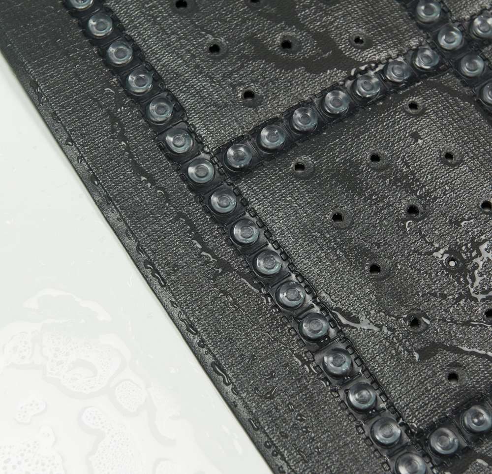 Unilux 35x90 anthracite αντιολισθητικό ταπέτο μπανιέρας Sealskin