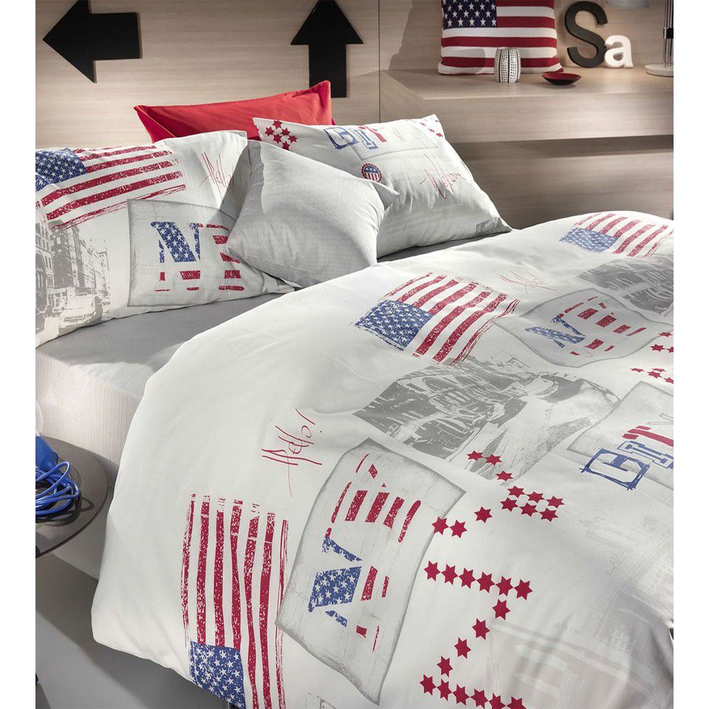 Σεντόνια Σετ Υπέρδιπλα NIMA Cotton N Style New York 1