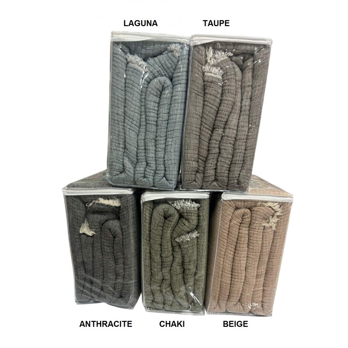 ΚΟΥΒΕΡΛΙ ΒΑΜΒΑΚΕΡΗ ΜΟΥΣΕΛΙΝΑ ΥΠΕΡΔΙΠΛΗ 240Χ250 ADAM HOME - 70.Anthracite