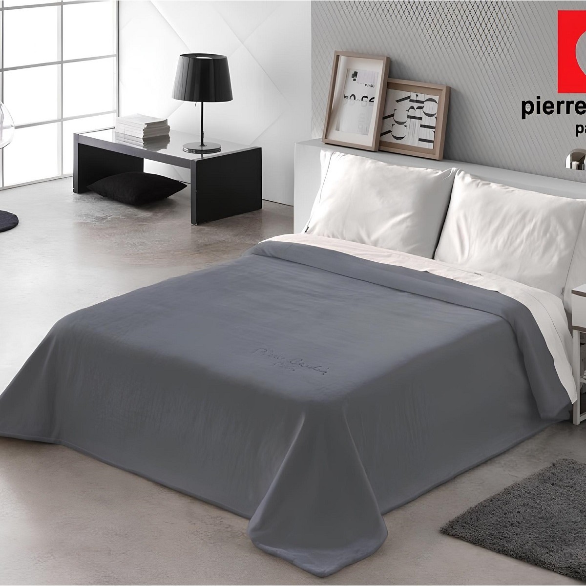 ΚΟΥΒΕΡΤΑ ΥΠΕΡΔΙΠΛΗ 220X240 PIERRE CARDIN NANCY STER 545 ANTHRACITE(70)