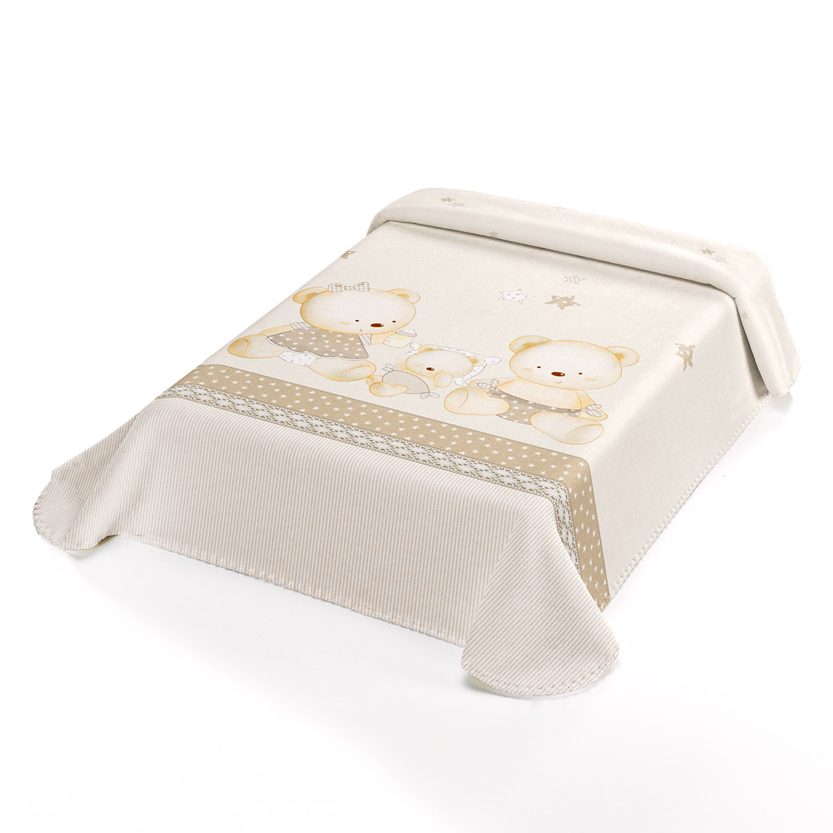 ΚΟΥΒΕΡΤΑ ΙΣΠΑΝΙΑΣ ΚΟΥΝΙΑΣ 110X140 BELPLA STER 663 BEIGE