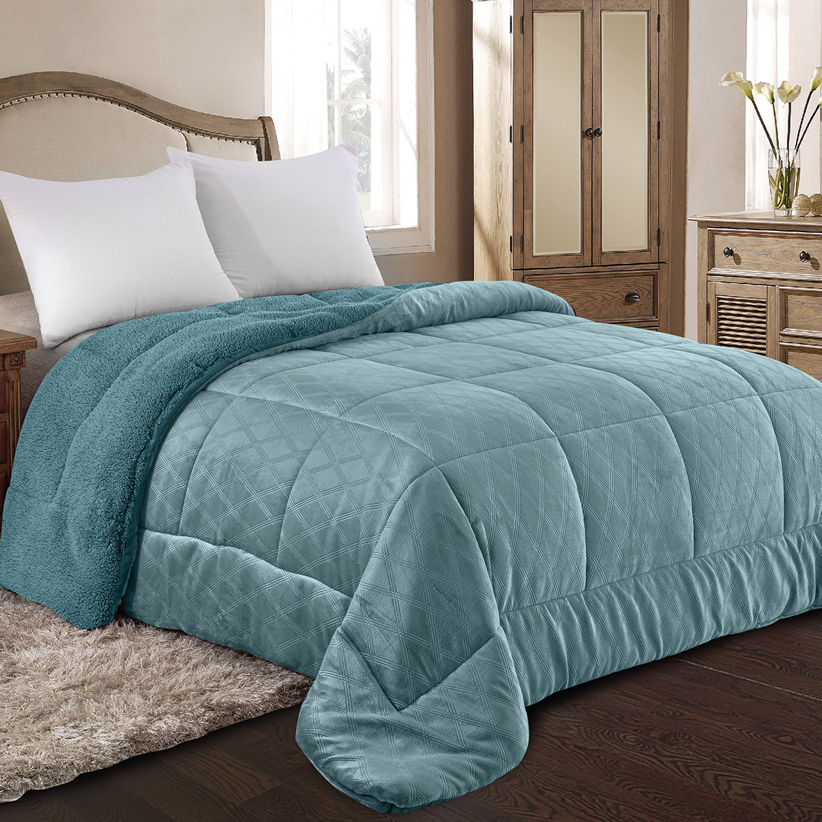 ΚΟΥΒΕΡΤΟΠΑΠΛΩΜΑ ΜΟΝΟ 160X220 ADAM HOME (820) LAGUNA