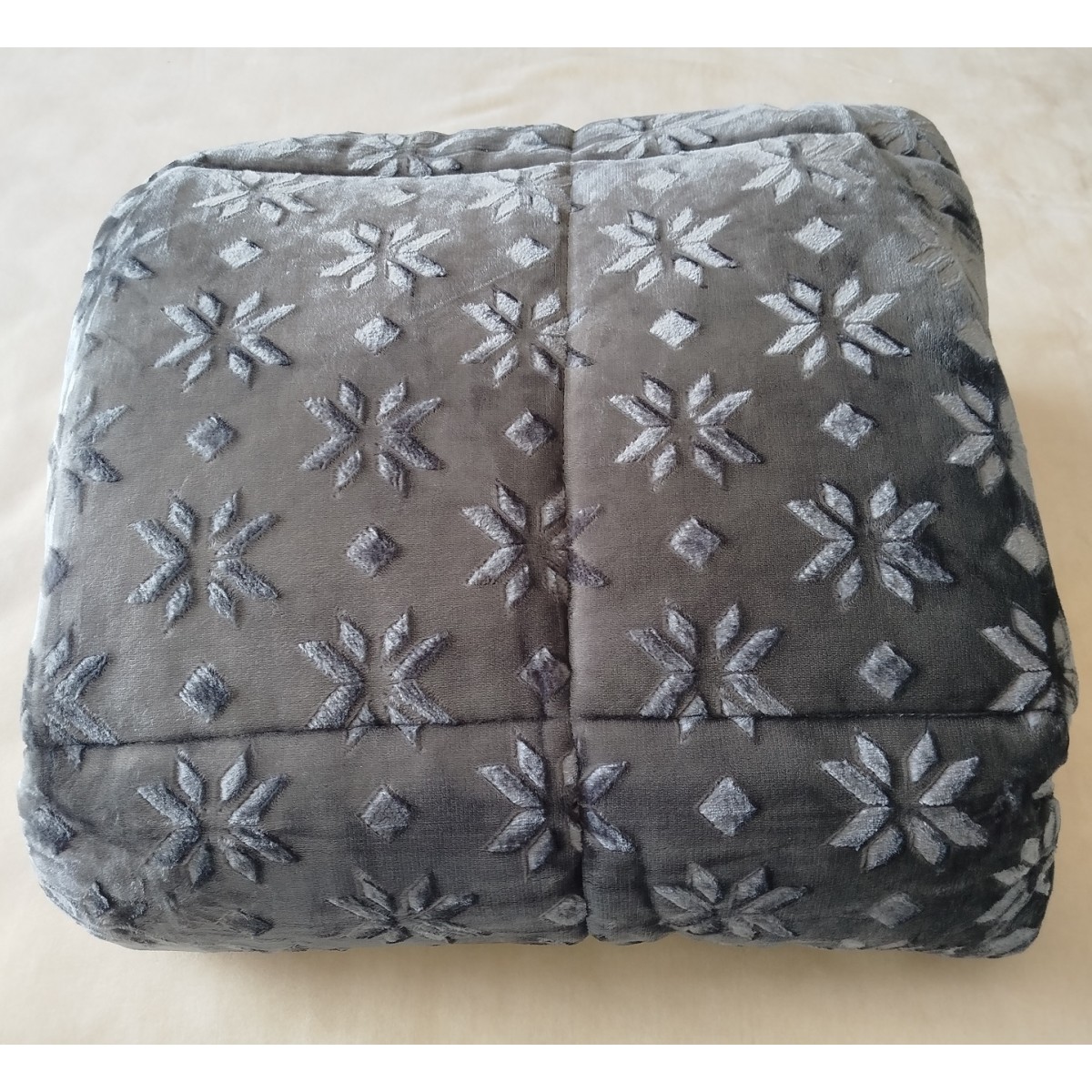 ΚΟΥΒΕΡΤΟΠΑΠΛΩΜΑ ΗΜΙΔΙΠΛΟ 180X240 ADAM HOME (500) DARK GREY