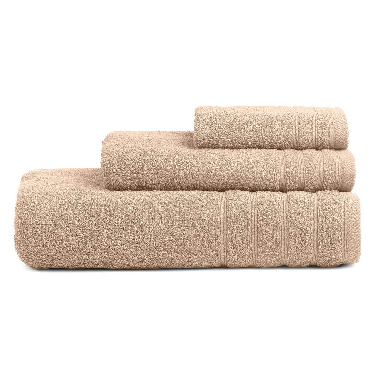Πετσέτες Μπάνιου Σετ 3 τμχ ADAM HOME (500gsm) Beige 15