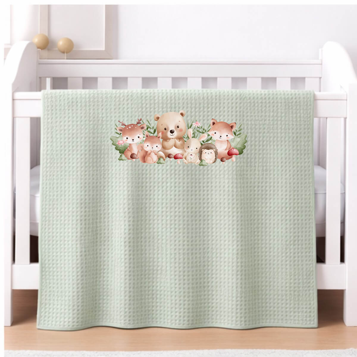 Βρεφική Κουβέρτα Πικέ Κούνιας 110 Χ 140 Oil