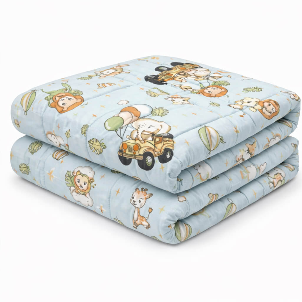 Βρεφικό Πάπλωμα Κούνιας Happy Zoo