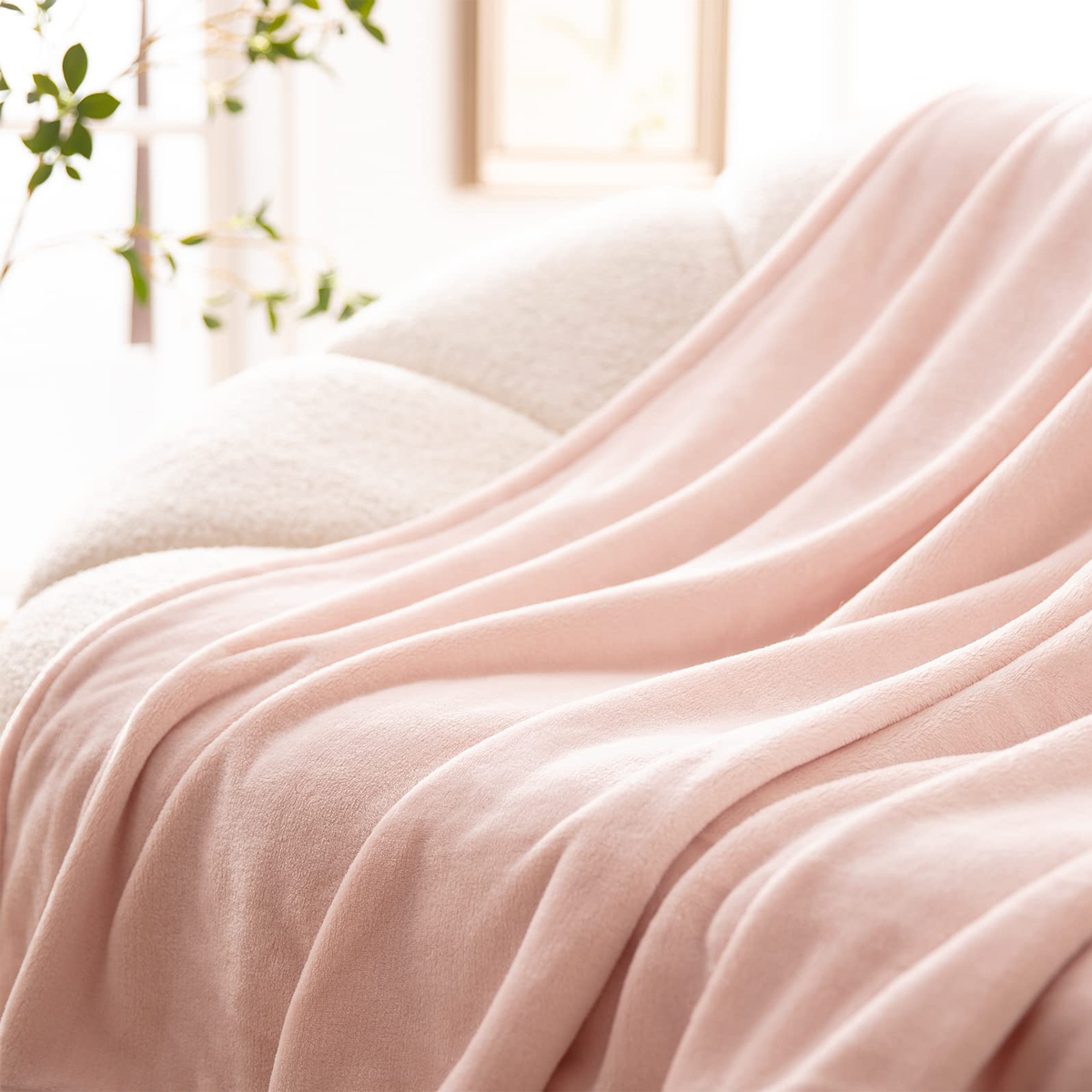 Κουβέρτα Καναπέ / Διακοσμητικό Ριχτάρι (130x160) Light Pink