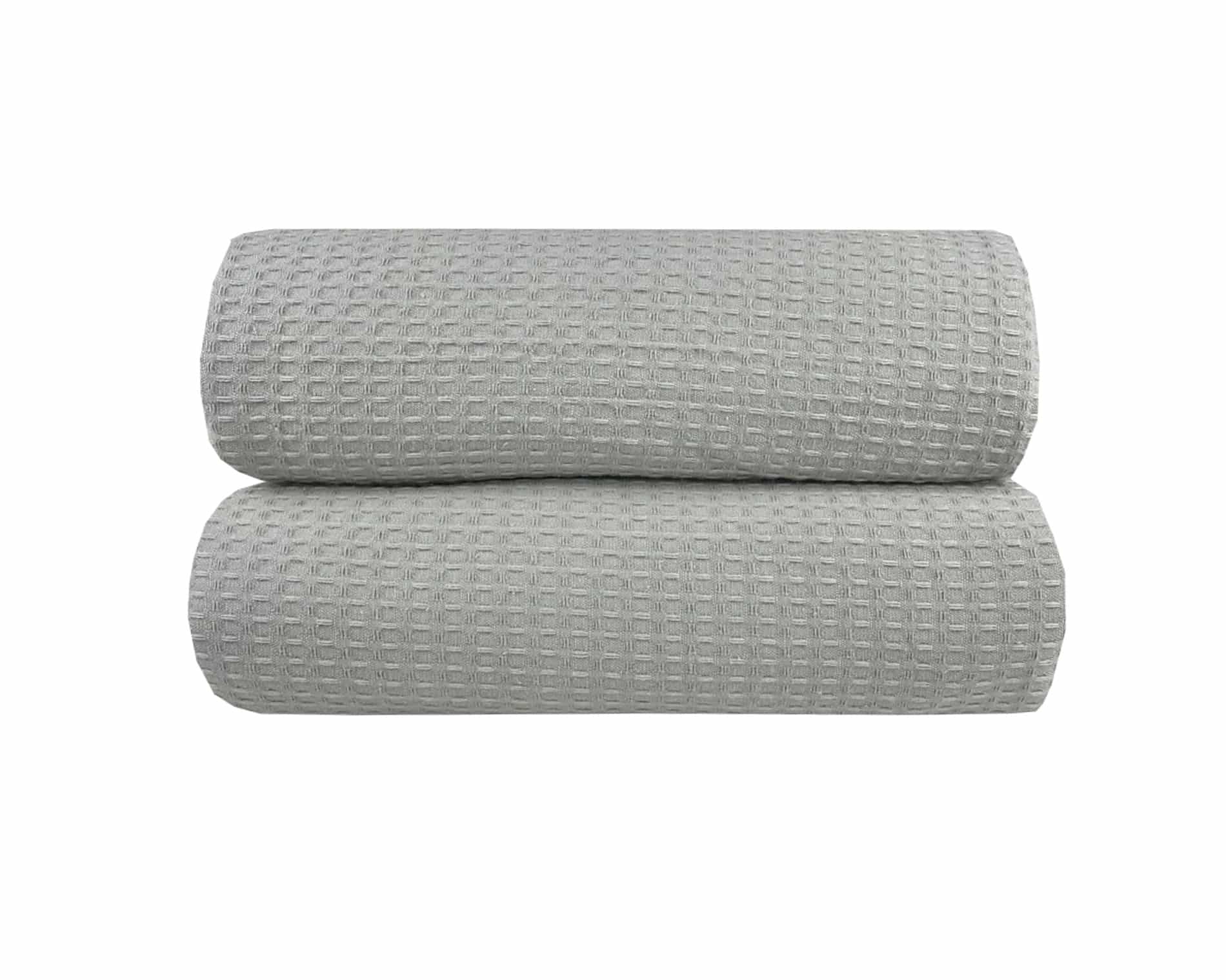 Κουβέρτα Πικέ Υπερ/πλη Waffle 230χ245 Light Grey