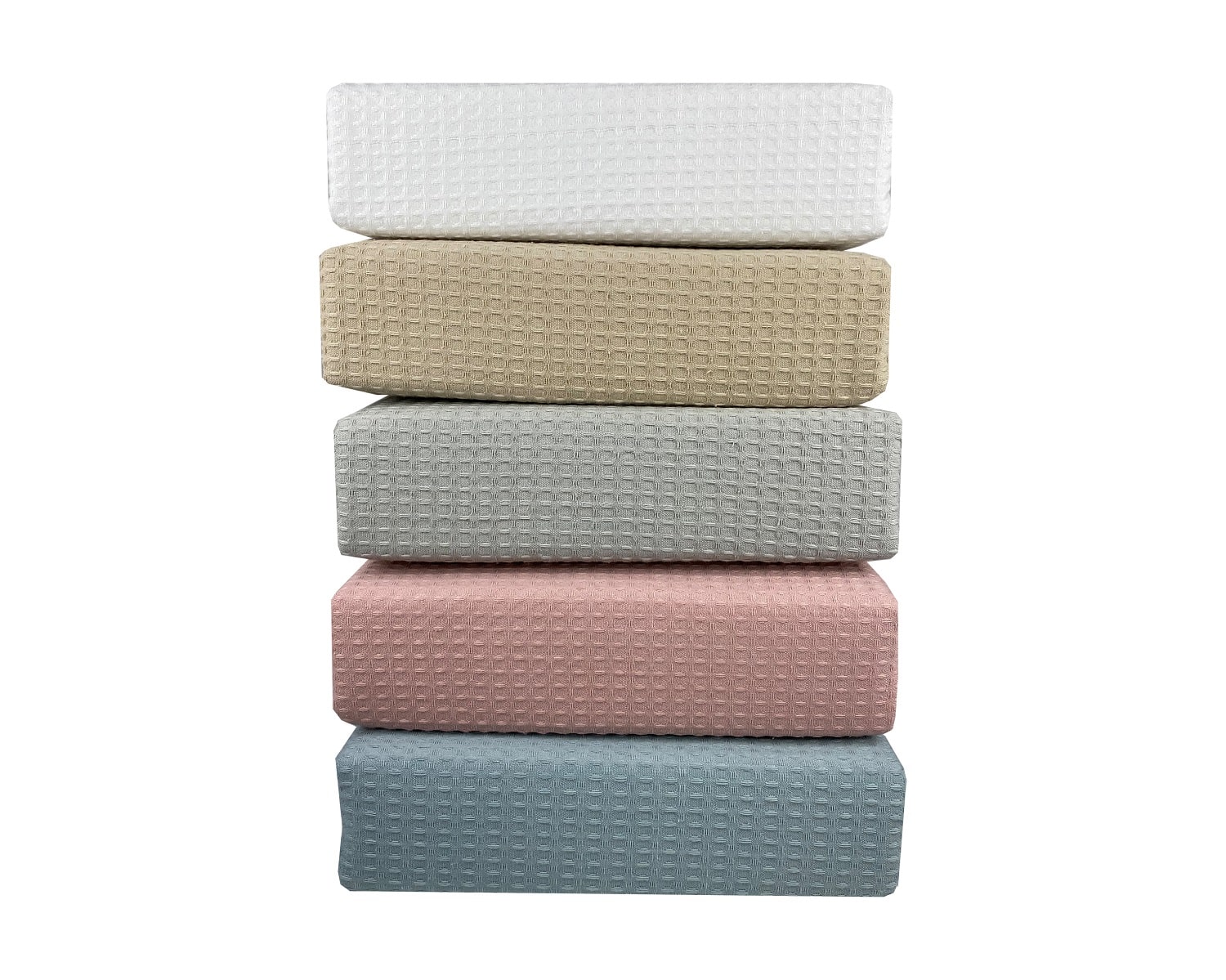Κουβέρτα Πικέ Υπέρδιπλη Waffle Ξενοδοχείου 230X245 White