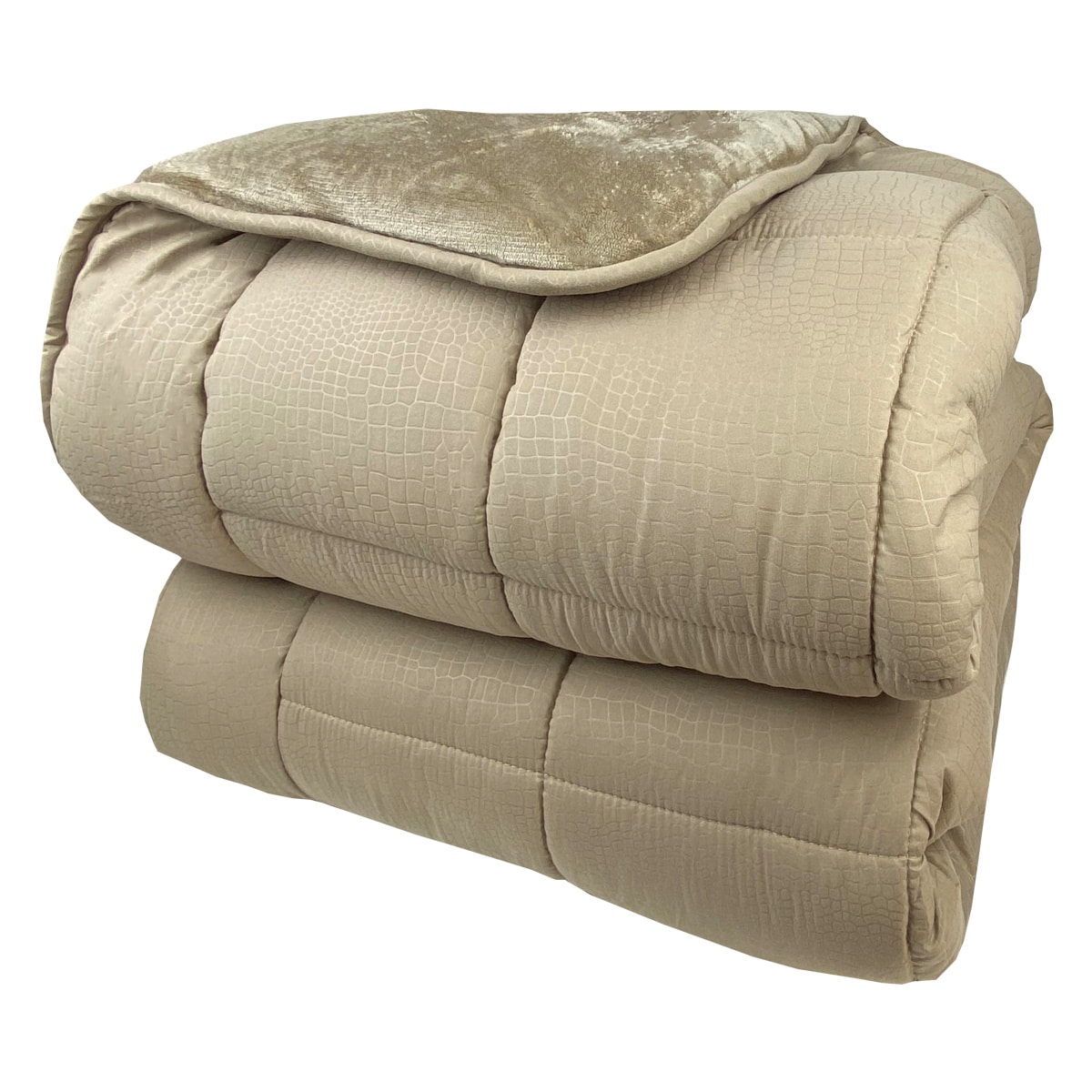 Κουβερτοπάπλωμα Μονό 1,60Χ2,20 Beige