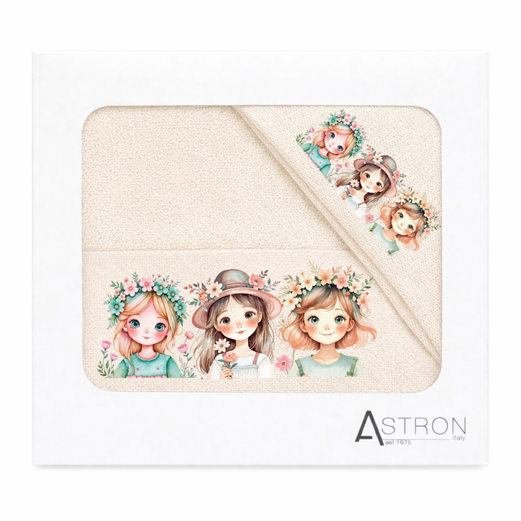 Παιδικές Πετσέτες (σετ 2 τεμ) Spring Girls