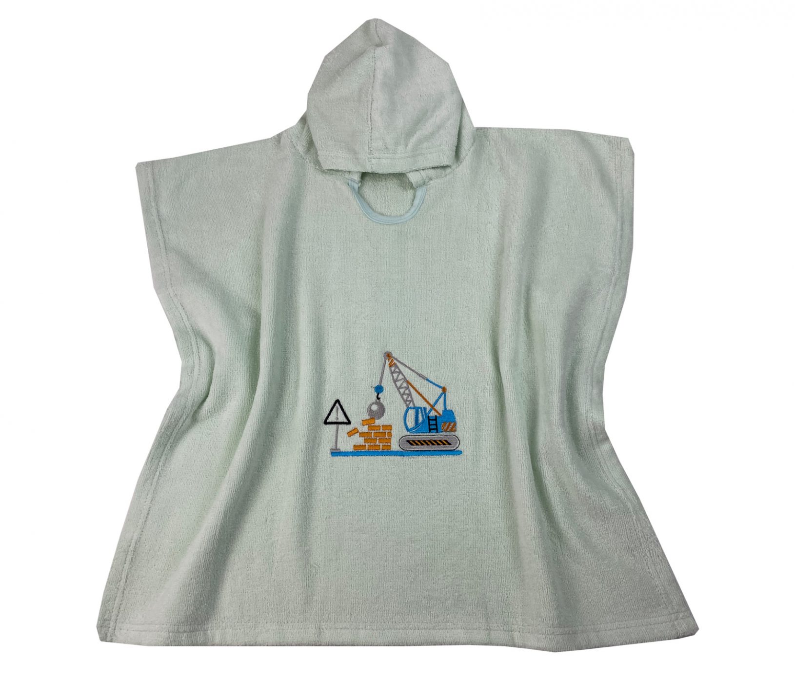 Παιδικό Πόντσο 2-4 Ετών excavators 55X110