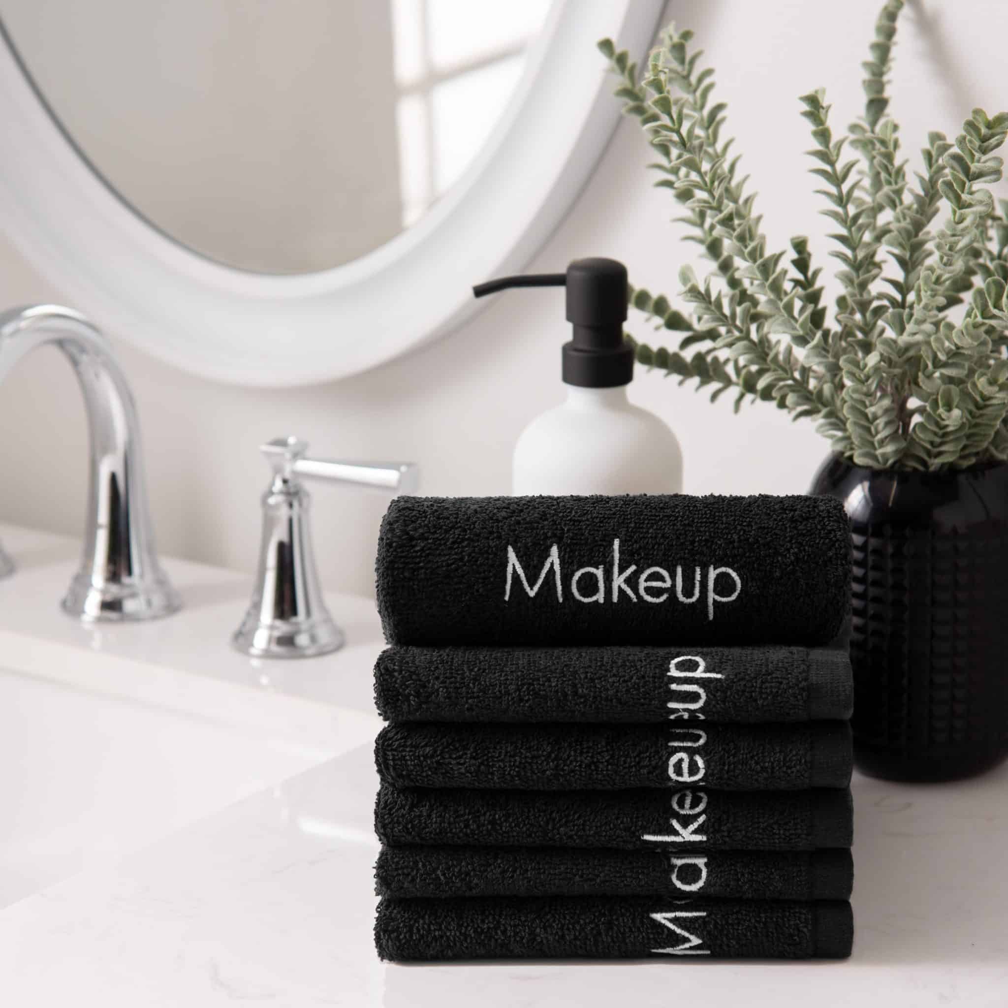 Πετσέτα Make up 30x50 Black