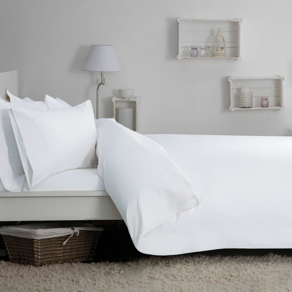 Σεντόνι Ξενοδοχείου 250x280 80%cotton 20%polyester  Percalle 144tc