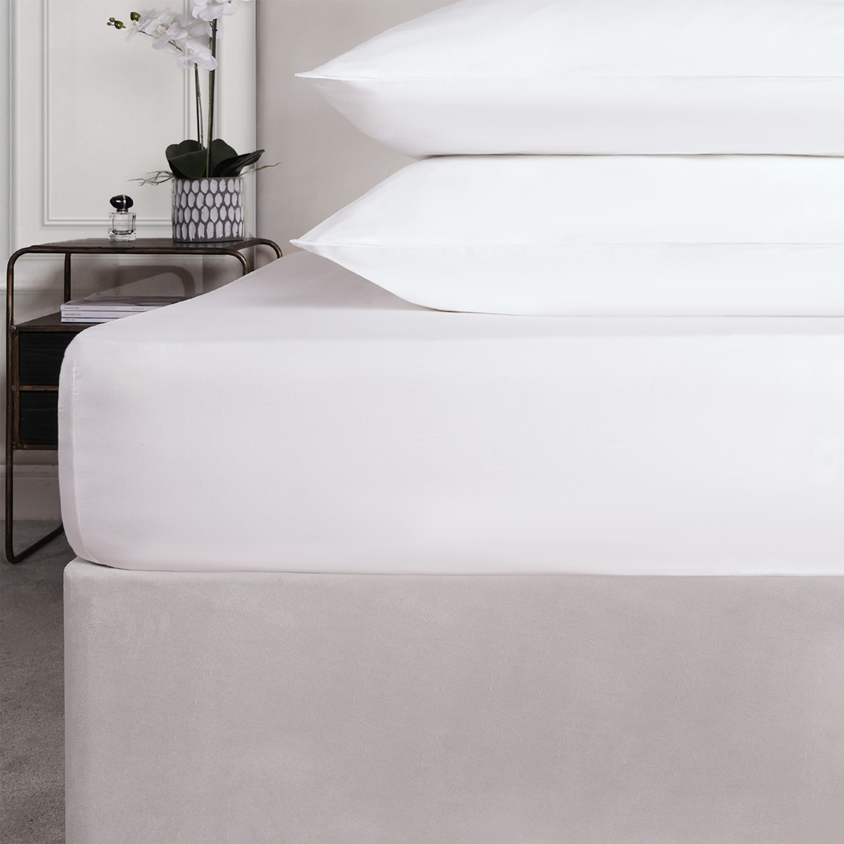 Σεντόνι Ξενοδοχείου Mε Λάστιχο 1,00x2,00+35 52%cotton 48%polyester 144tc