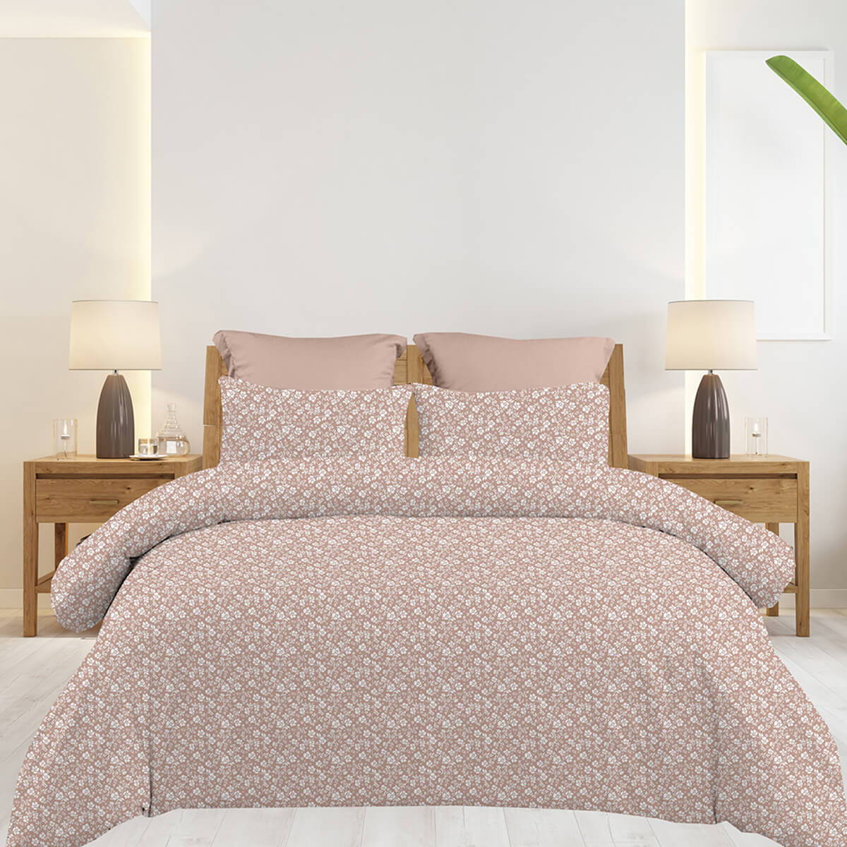Astron Italy Σεντόνια King Size Σετ 260x280 Emily Chocolat