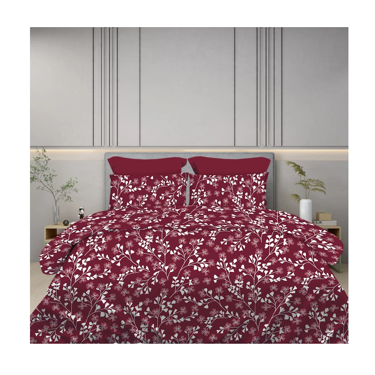 Σετ Σεντόνια 2Χ(2,45Χ2,60) + 2Χ(52Χ72) Daisy Redwine