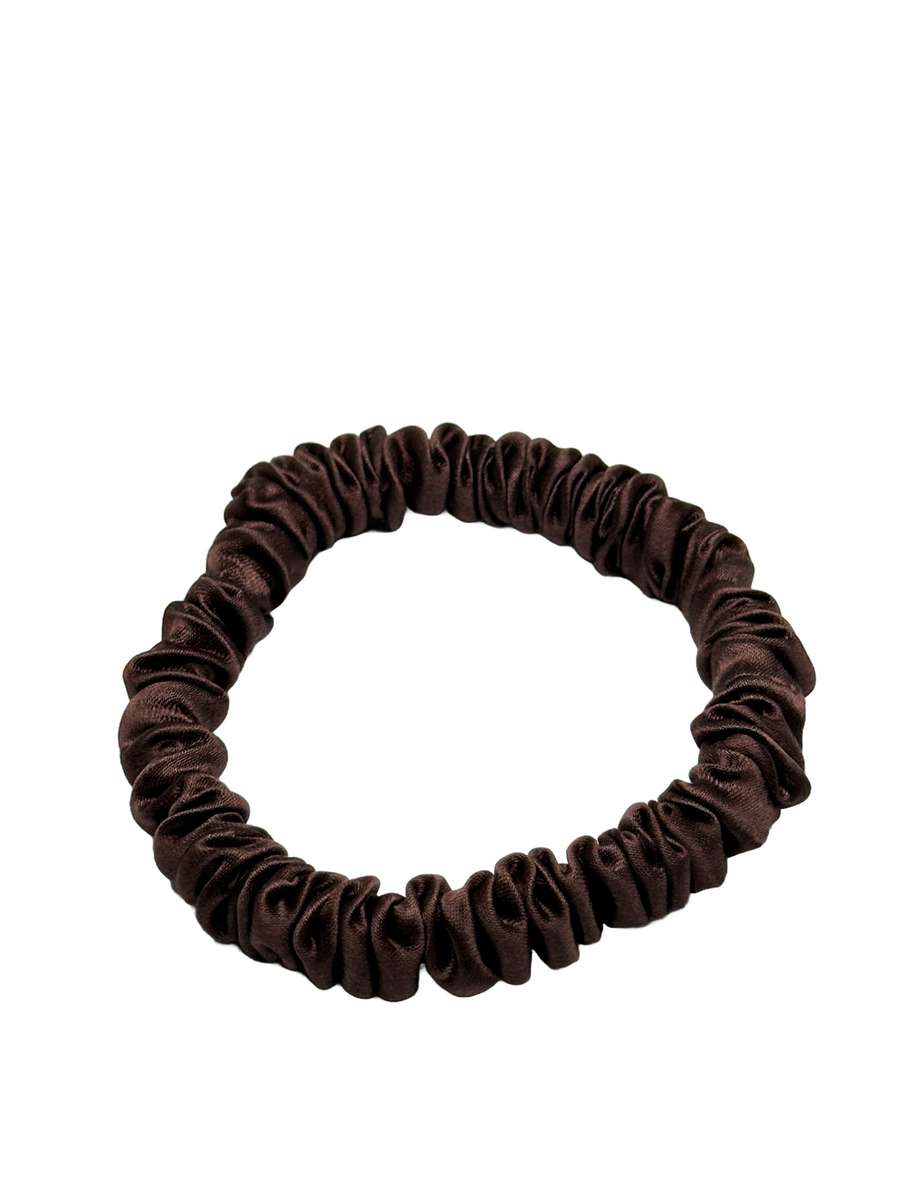Κοκαλάκι Μαλλιών Μεταξένιο Brown 1Cm Espree
