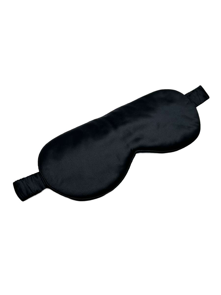 Μάσκα Ύπνου Μεταξένια Black Espree