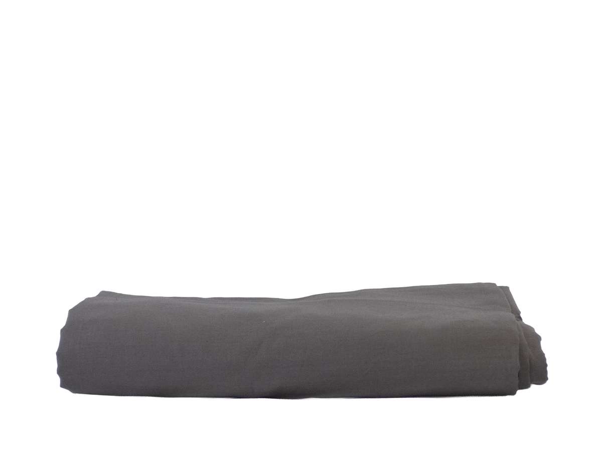 Παπλωματοθήκη Μεμονωμένη Μονή Solid Dark Grey 1Τμχ 160X240 Espree