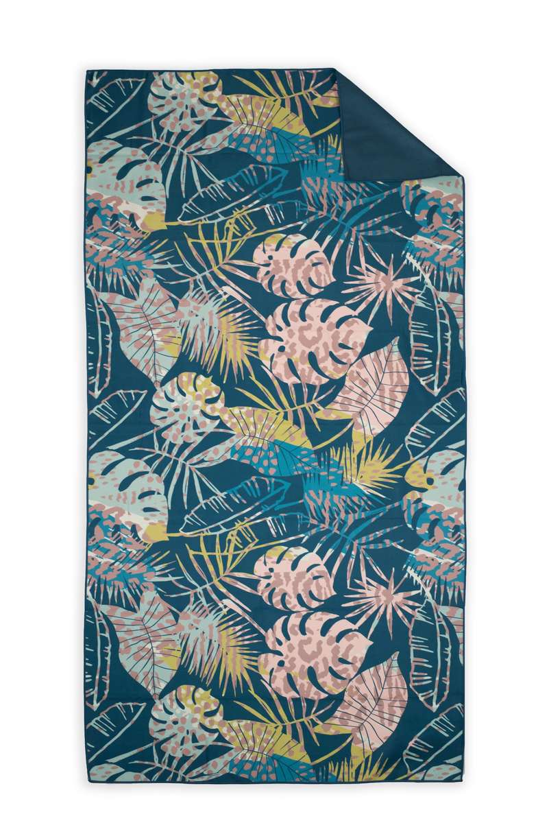 Πετσέτα Θαλάσσης Microfiber Jungle Petrol 80X160 Espree