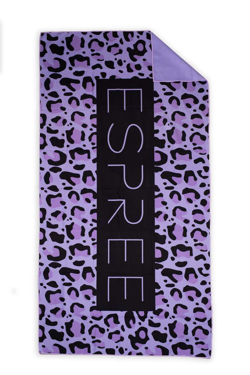 Πετσέτα Θαλάσσης Microfiber Leopard Lilac 80X160 Espree