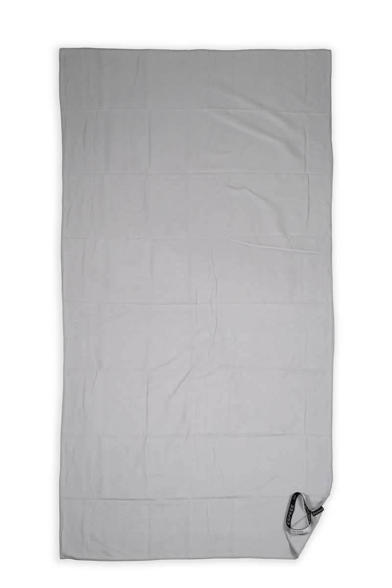 Πετσέτα Θαλάσσης Microfiber Solid Grey 90X170 Espree