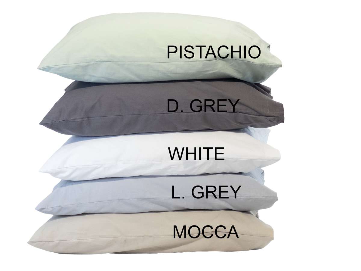 Σετ Μαξιλαροθήκες Βαμβακερές Solid White 2Τμχ 52X72 Espree Σετ Μαξιλαροθήκες Βαμβακερές Solid White 2Τμχ 52X72 Espree