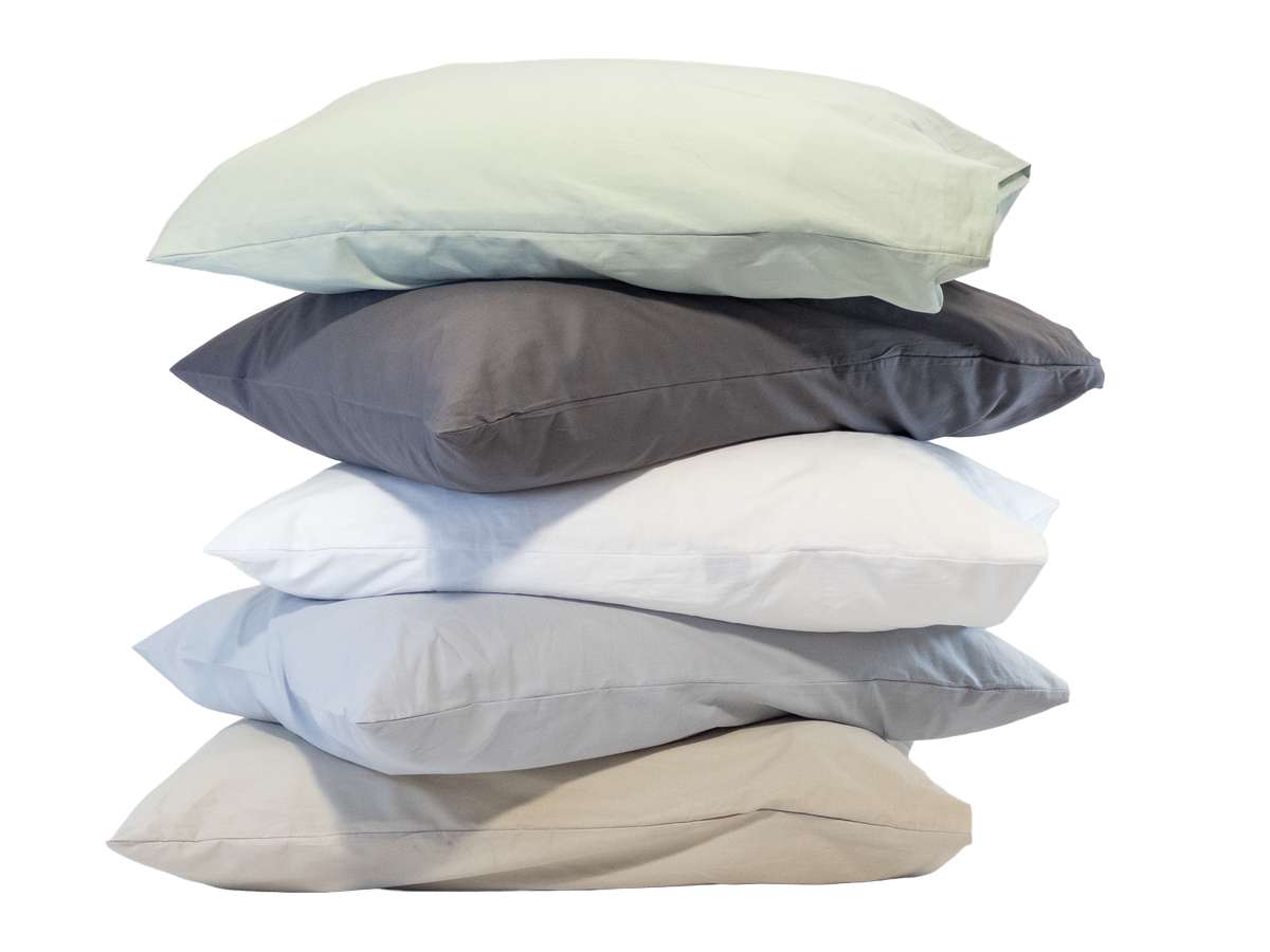 Σετ Μαξιλαροθήκες Βαμβακερές Solid White 2Τμχ 52X72 Espree Σετ Μαξιλαροθήκες Βαμβακερές Solid White 2Τμχ 52X72 Espree