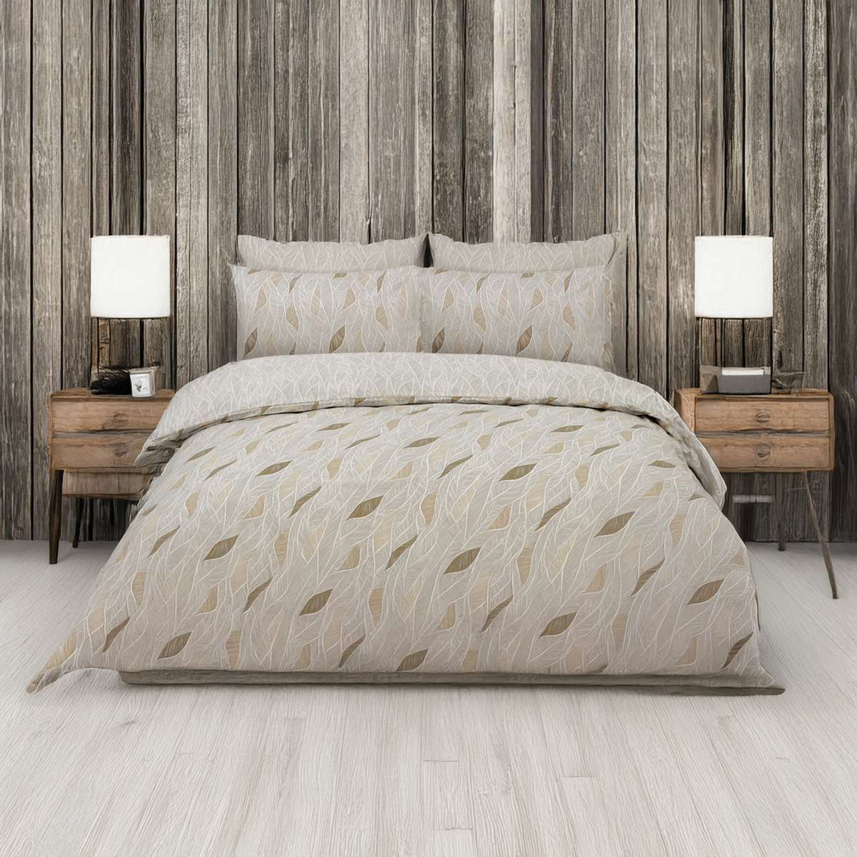 Σετ Σεντόνια King Size Cypres Beige 4Τμχ 280X270 Espree