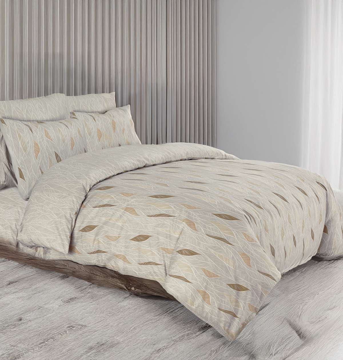 Σετ Σεντόνια Μονά Cypres Beige 3Τμχ 170X270 Espree