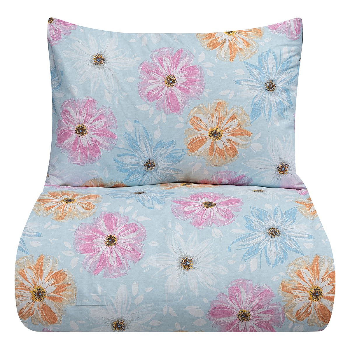 LINO ΣΕΤ ΠΑΠΛΩΜΑΤΟΘΗΚΗ BLUME BLUE 220Χ240