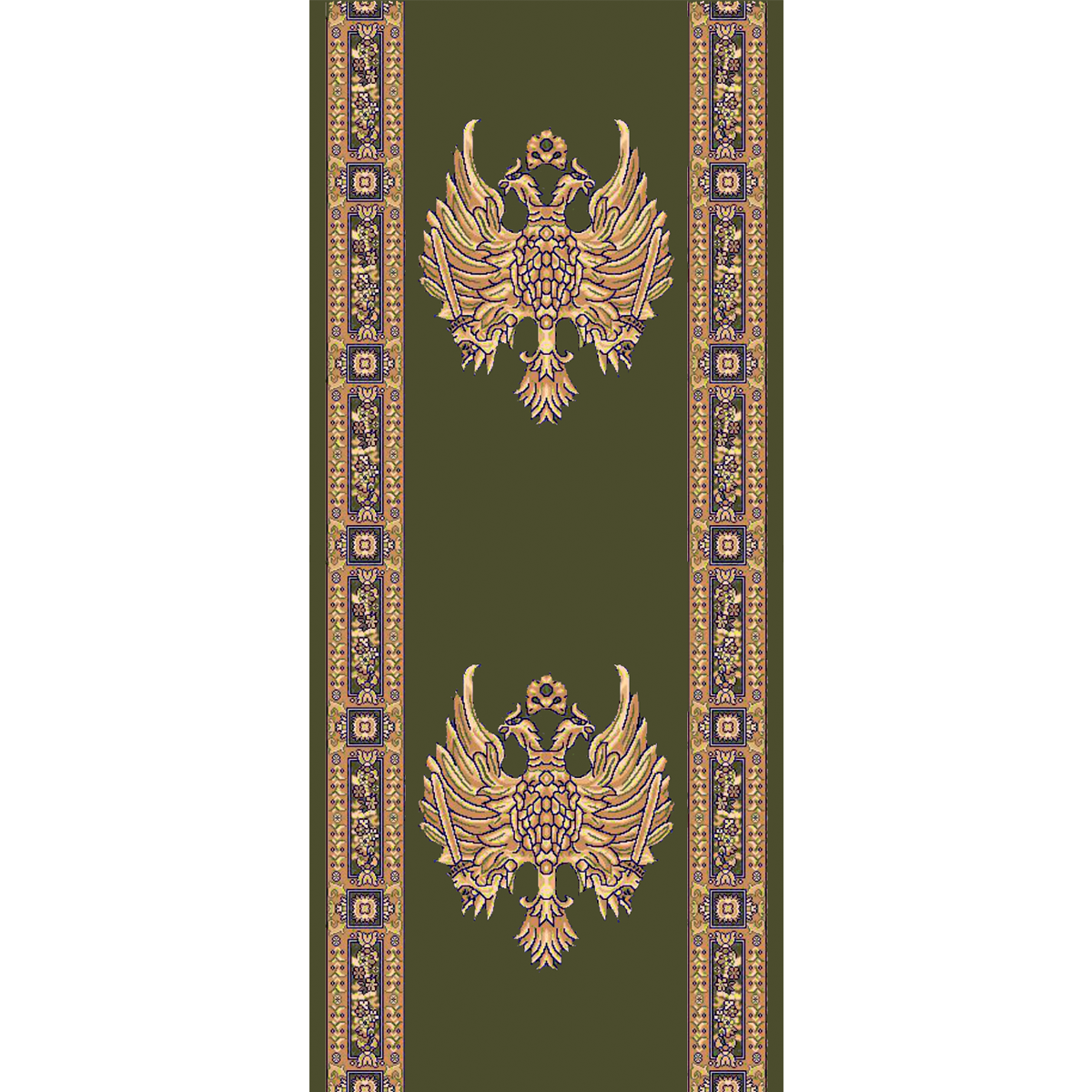 Διάδρομος Φ.0.67 Isexan Atlantis Orthodoxia Ανοιχτά Φτερά Πράσινο