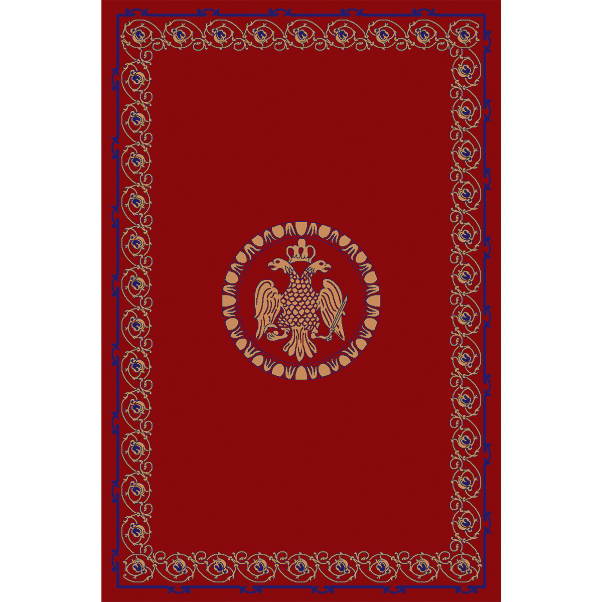 Χαλί 160x230 Isexan Atlantis Byzantium Με Κεντρικό Αετό