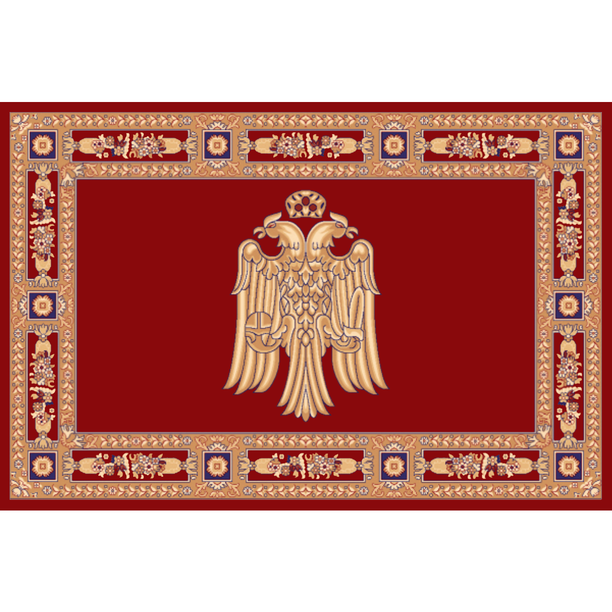 Χαλί 130x100 Isexan Atlantis Orthodoxia Με Κλειστά Φτερά