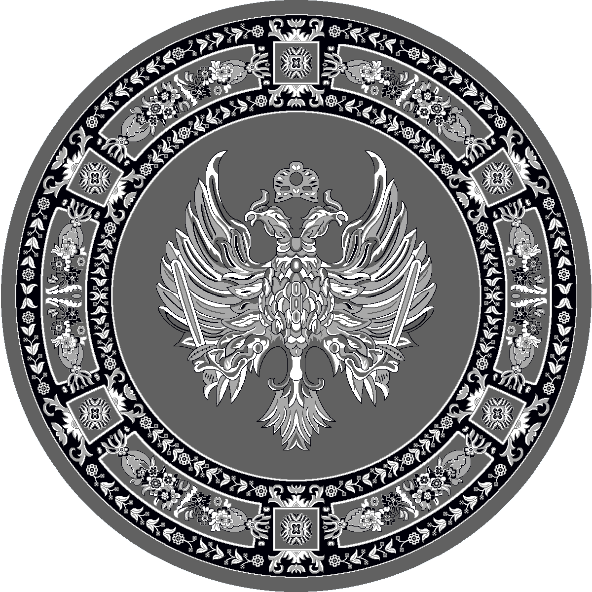 Atlantis Orthodoxia ανοιχτά φτερά - ΓΚΡΙ 300x300 ροτόντα