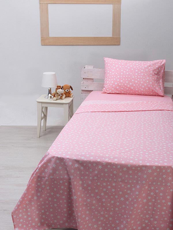 Παπλωματοθήκη Μονή 170x250 Sunshine Cotton Feelings 22 Pink