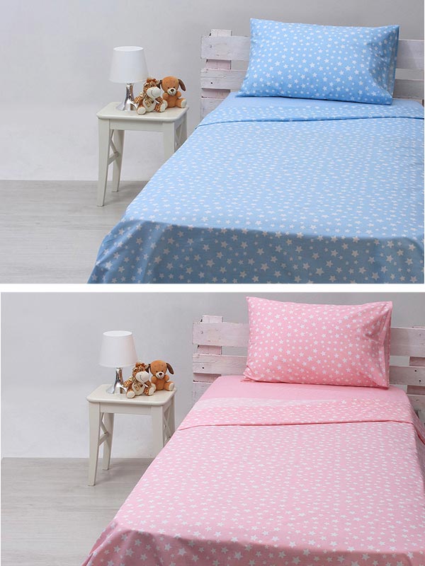 Παπλωματοθήκη Μονή 170x250 Sunshine Cotton Feelings 22 Blue