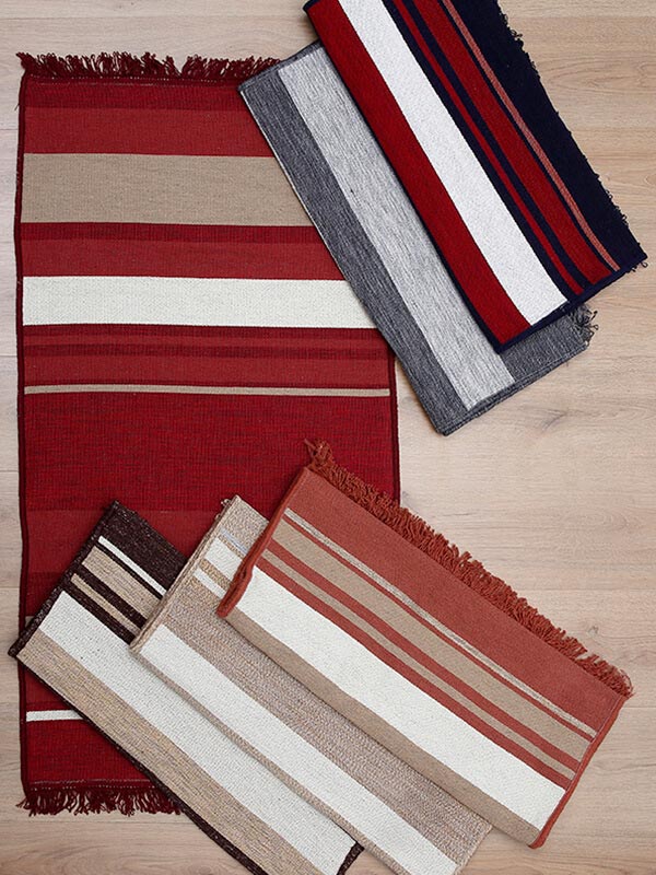 Πατάκι υφαντό Peny 70x120 Red