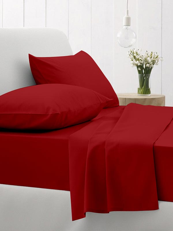 Μαξιλαροθήκες Cotton Feelings 113 Red 50 cm x 70 cm