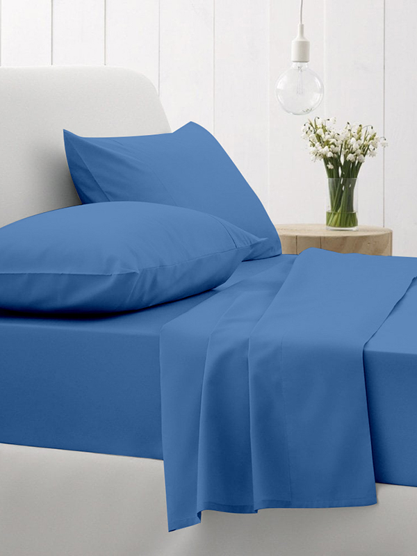 Παπλωματοθήκη Cotton Feelings 104 Blue Διπλή (200χ250)